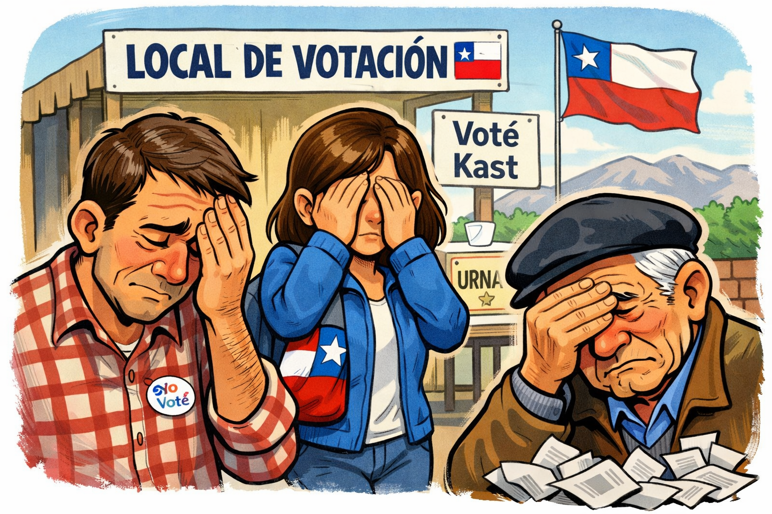 Kast y un prematuro final de su luna de miel