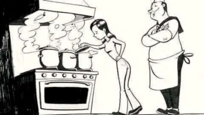 “Cocinando una lección de vida”