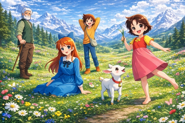 “Heidi” por Johanna Spyri